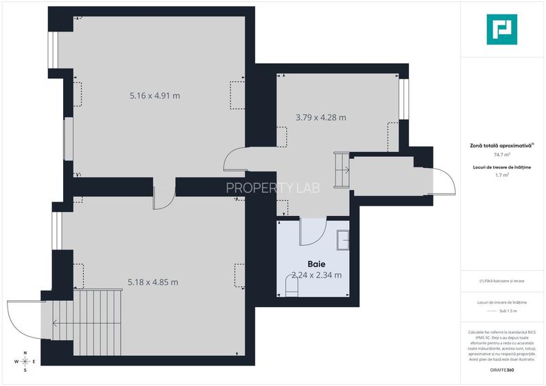 Apartament două camere strada Cozia - 9