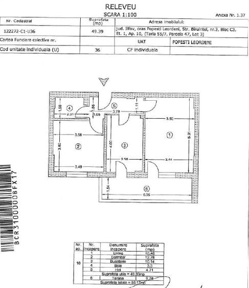 Apartament 2 camere, Popesti-Leordeni, Biruintei - 4