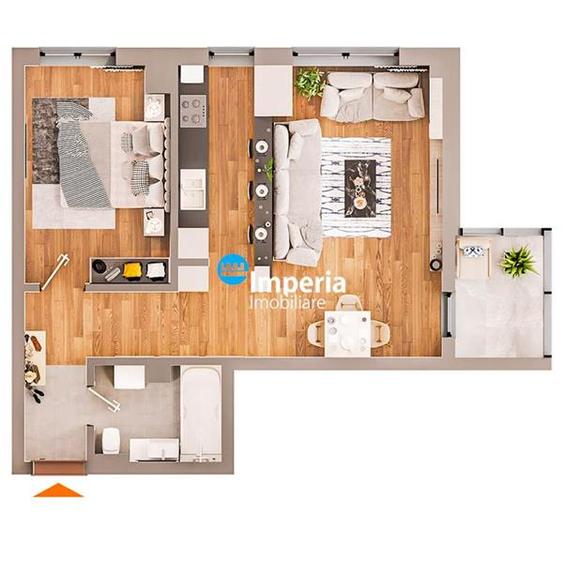Apartamente Noi, 2 camere, COMAT TOWERS zona Dacia -Pacurari