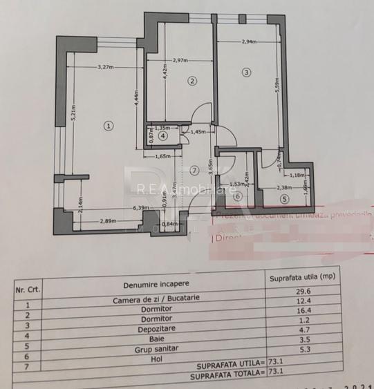 3 camere, P/12, bloc 2021, 73mp-Complex Moghioros Park - 9