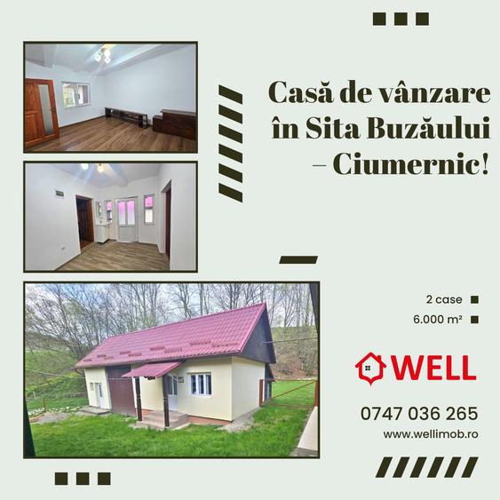 Casă de vânzare în Sita Buzăului – Ciumernic!