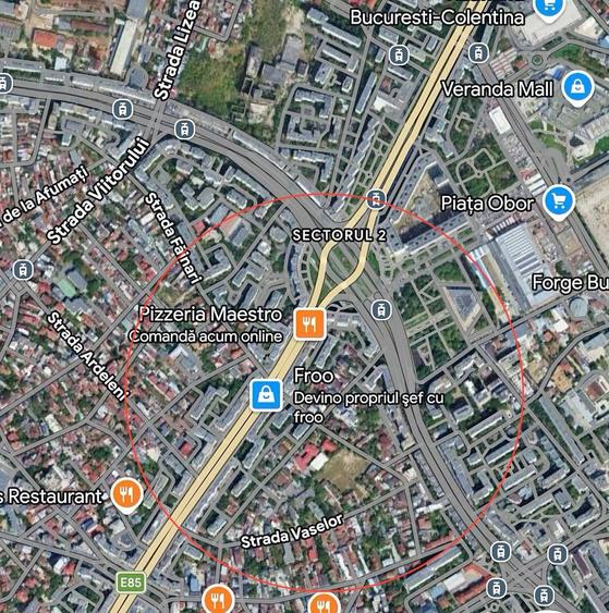 Zona Obor 74 mp vitrina 7 m ideal market
