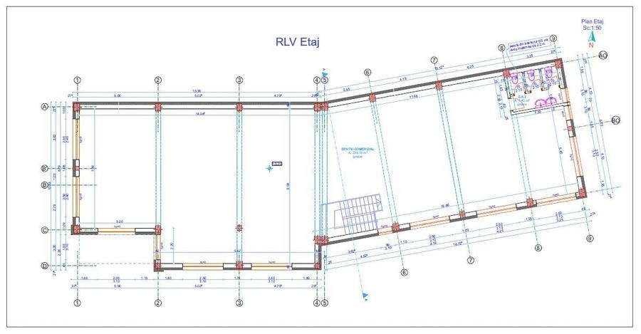 Spatiul Comercial Semifinisat, P+E de inchiriat Beliu Arad, Traffic