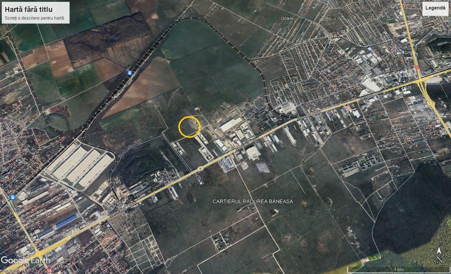 Teren intravilan cu autorizatie de construire Soseaua de centura Odai - Otopeni