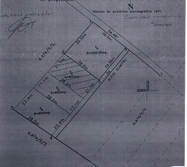 Teren intravilan de vânzare – Mogoșoaia, Strada Doinei – 849,3 mp