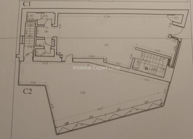 Zona Piata Romana S+P+1+M  stradal  comercial ,birouri ,investitie - 2