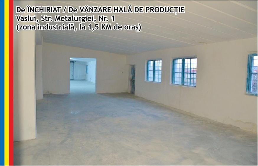 Hala productie, zona Industriala, Vaslui