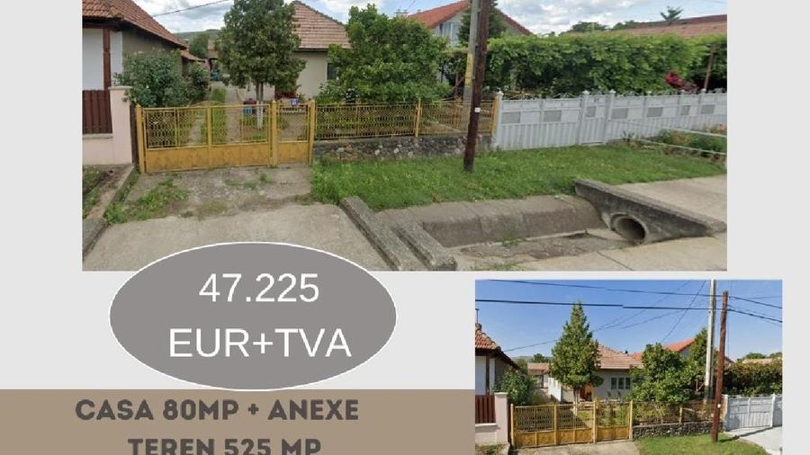 Casa 80mp + Anexe si Teren 525 mp - Pargaresti - Bacau