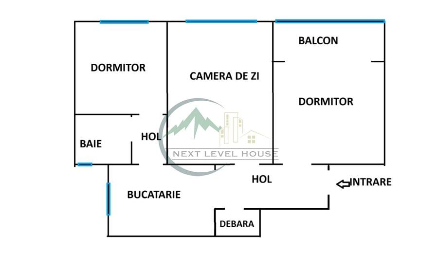 Apartament 3 camere, Astra