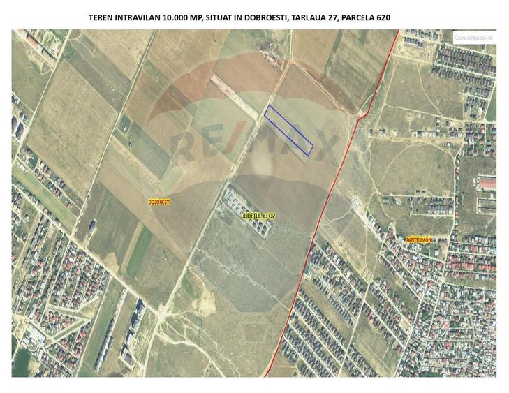 Teren intravilan de vânzare | Dobroești | Bulevardul Nordului