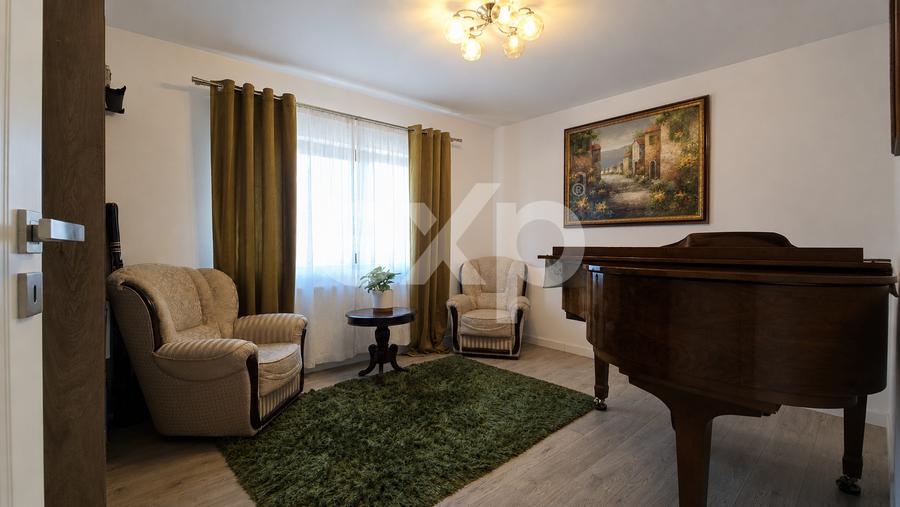 Casă individuală mobilată în Hărman | 139 mp utili, teren 540 mp, șemineu