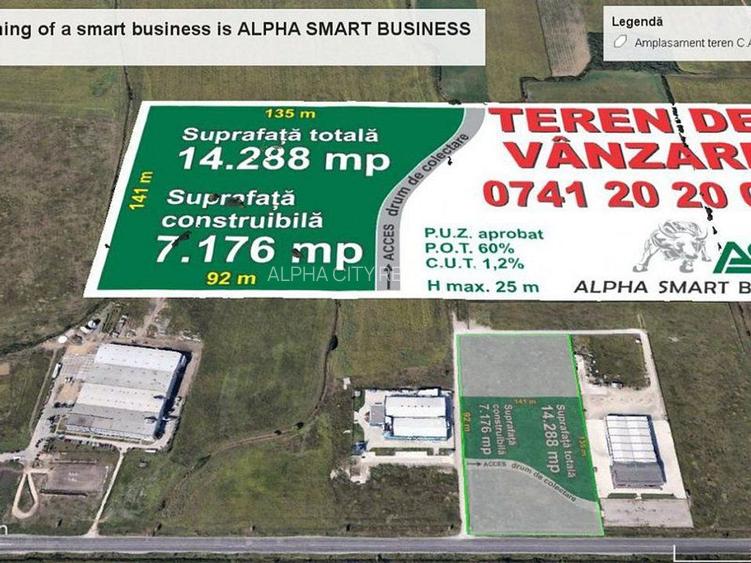 Teren cu PUZ - Calea Aradului la sosea cu toate ulitatile ! - 3