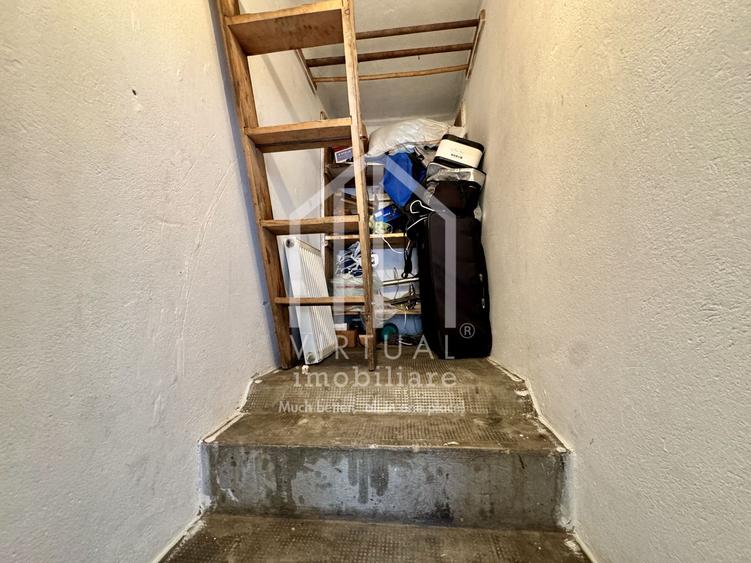 Casa singur in curte, 4 camere, 106mp utili + balcon, spatiu comercial