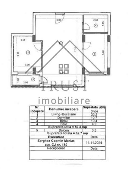 Apartament 2 camere + birou, aproape de VIVO Mall | Bloc nou - 2