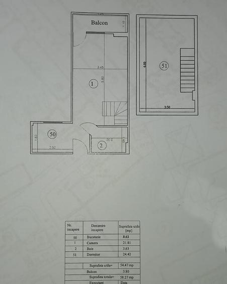 NICOLINA, Apartament 2 camere, 58mp, mobilat, utilat !