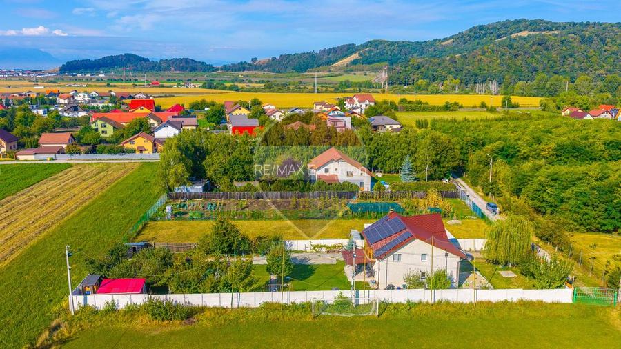 Teren 1090 mp- Fundatie pentru casa si anexa- Harman- Str. Stadionului - 8