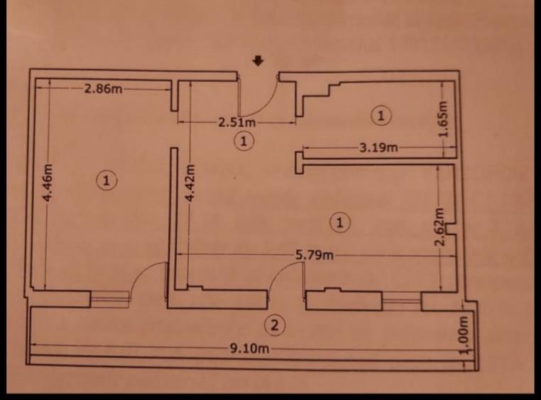 1 Decembrie Studio 45 MP Totali Ale. Ninsorii Bloc 2019 Centrala Proprie