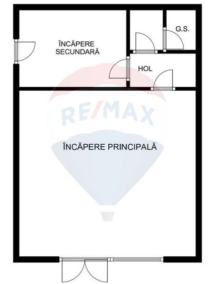 Spatiu comercial de 55.54mp de inchiriat in Buna Ziua, parcare inclusa