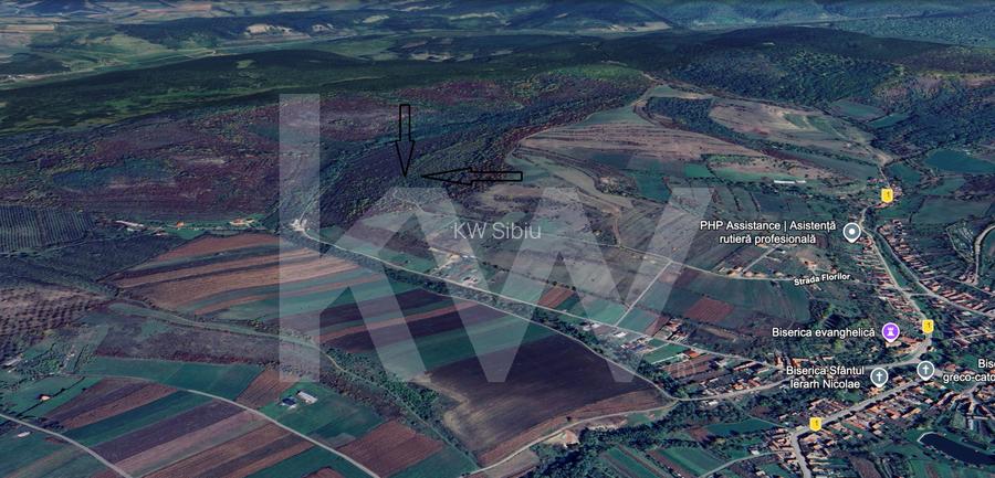 Teren Extravilan de vânzare, Hamba (Sibiu), 38.400 mp (3,84 ha), Pret competitiv - 5