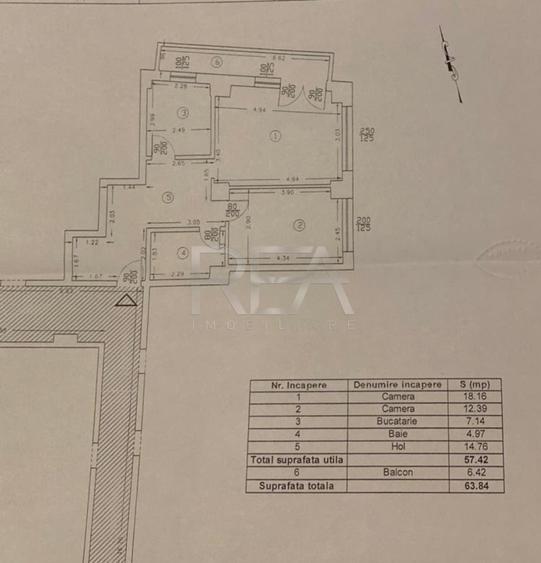2 camere decomandat, 63 mp, bloc 2011, renovat 2025 – Zizin, Mall Vitan