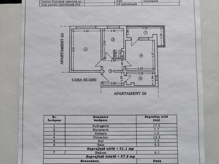 APARTAMENT 2 CAMERE DECOMANDAT CONFORT 0 ZONA TOMIS NORD