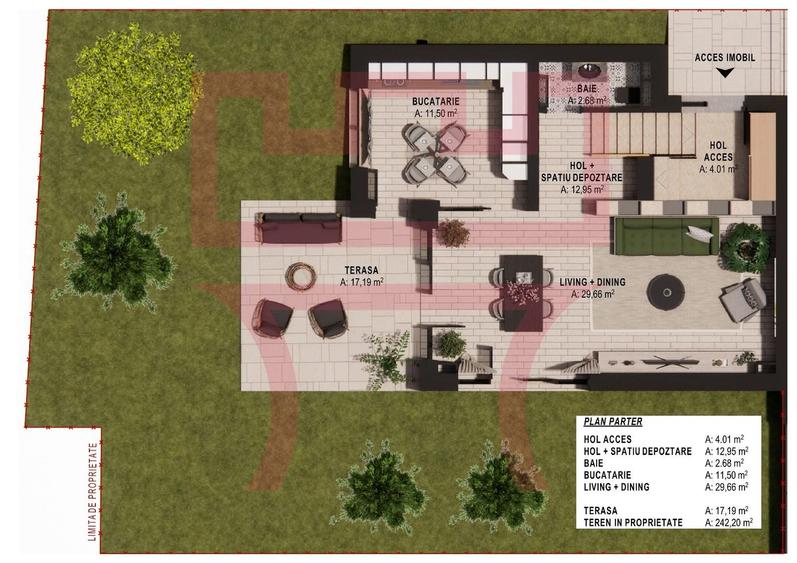 Duplex exclusivist Dambul Rotund panourisolare panorama NZEB FARA tva