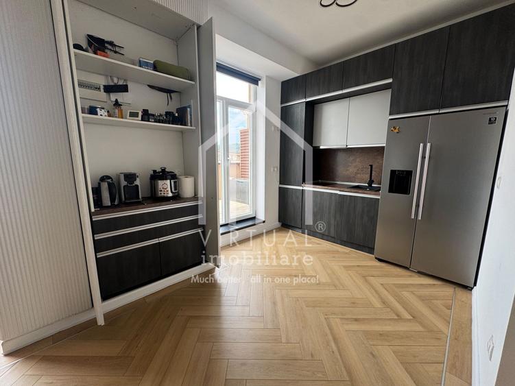 Penthouse cu 2 camere - 41 mp utili + 45 mp terasa + boxa + parcare