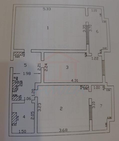69.900 Euro Ap 2 camere cu 2 balcoane, decomandat, etaj 2, Micro18