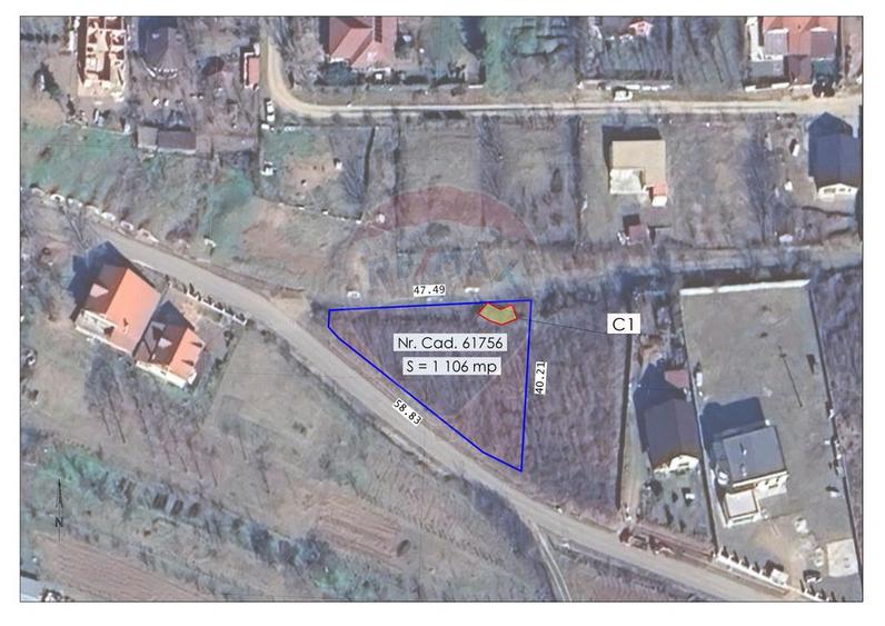 Teren intravilan de vânzare, 1106 mp –Paleu, județul Bihor