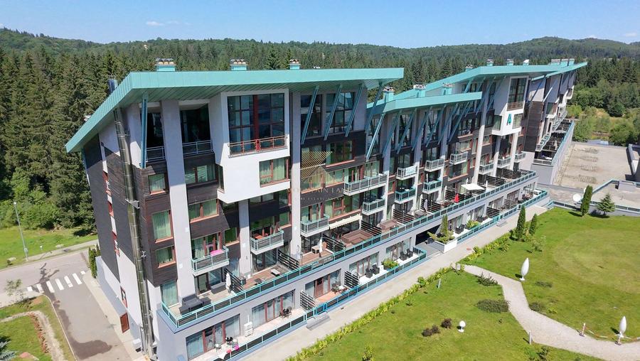 Apartament tip loft cu șemineu, situat în Silver Mountain Resort