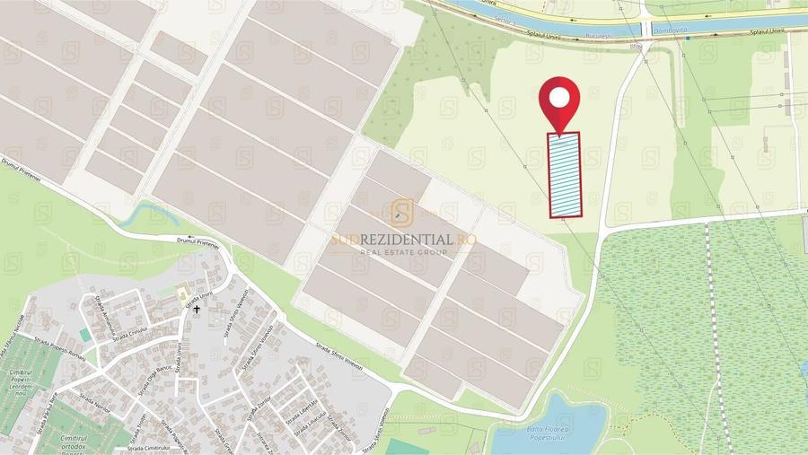 Teren intravilan 9.996 mp, Popesti-Leordeni–investitie imobiliara