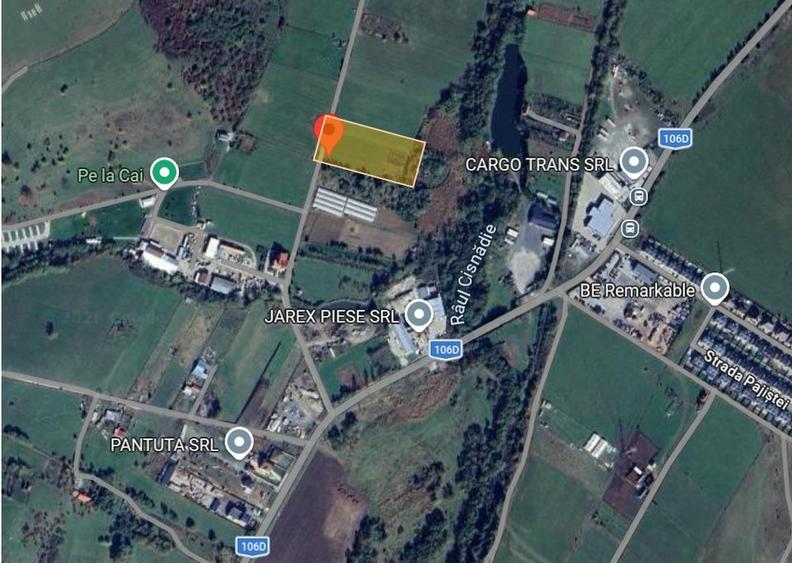 Teren de vanzare intravilan 5000 m2 Cisnadie zona SOMA
