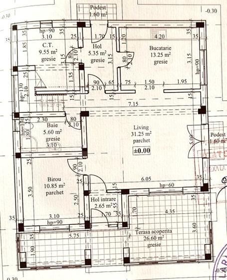 Proiect Casă + garaj în construcție – teren 553 mp, Holboca