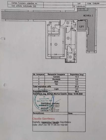 Garsonieră Decomandată – Militari Residence - Avangarde Home