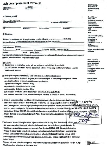 Teren industrial 14.740 mp, de vanzare, autorizatie constr., str Chimiei, Bacau - 8