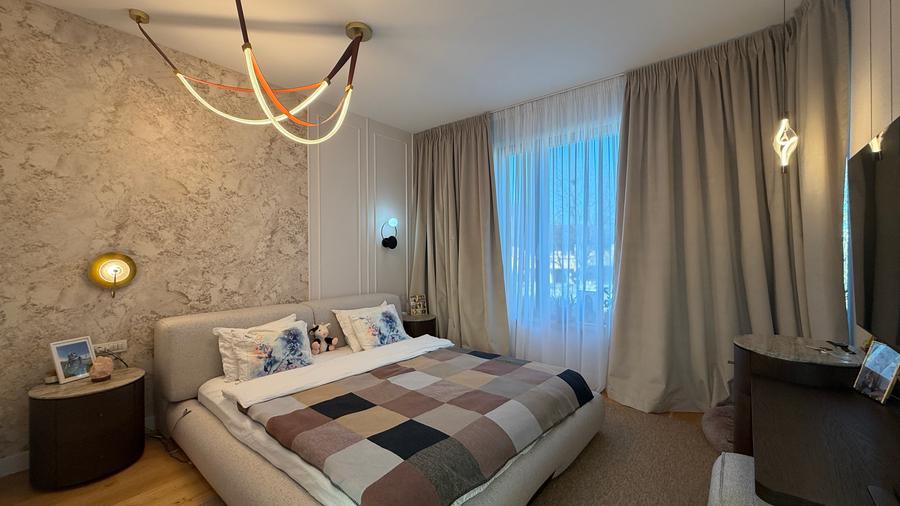 Prêt promo - vila 4 camere , complet mobilată -Tunari complex residential