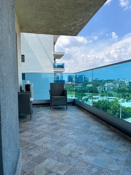Bright 1-Bed Flat with Panoramic Lake & Park Views - Floreasca