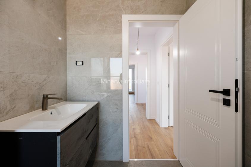 Duplex P+E în Moșnița Nouă, 3 dormitoare, 3 bai, teren 403 mp. Comision 0%