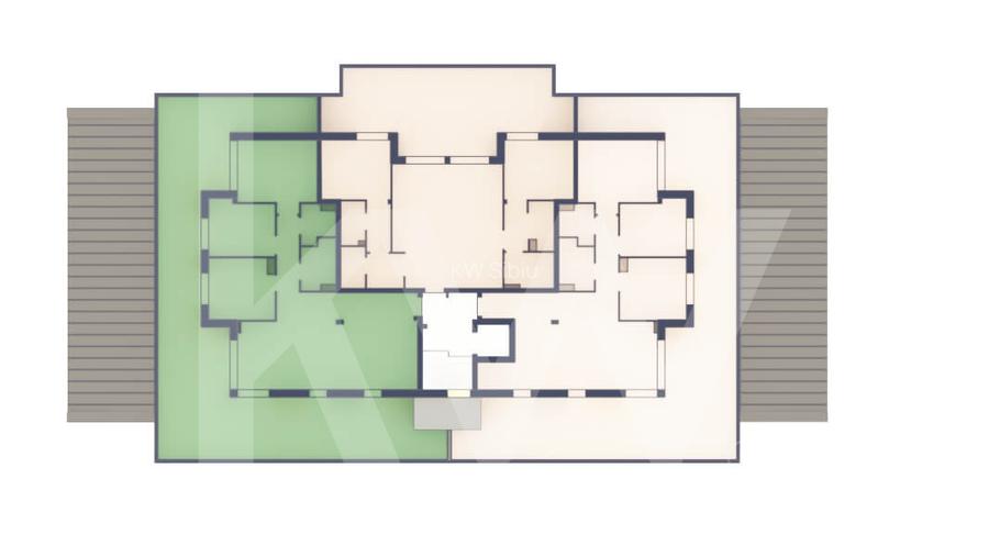 Penthouse 4 camere - priveliste fabuloasa - Ansamblu Premium - Sibiu