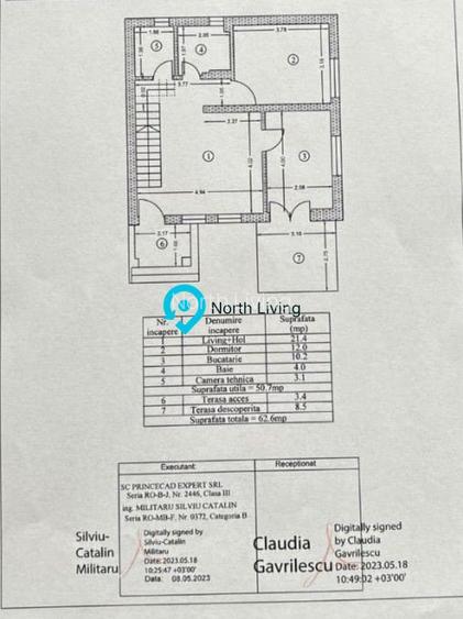 Casă P+M 4 camere Buftea | 2023 | 3 dormitoare | teren 195 mp