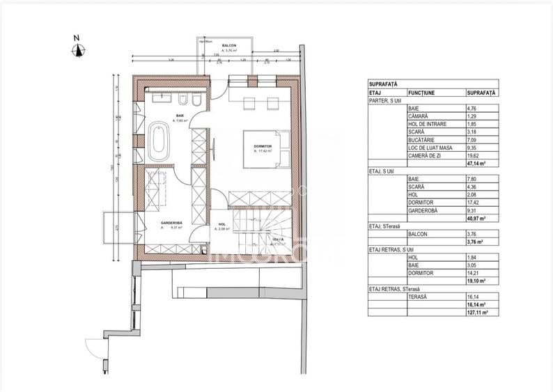 Apartament tip casă, cu grădină proprie – 110 mp utili - 2
