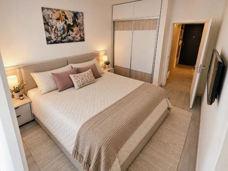 Apartament cu 2 camere, decomandat, etaj 7/8, an construcție 2018