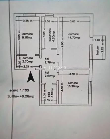 Apartament 3 camere decomandat, zona Mircea cel Batran - 7