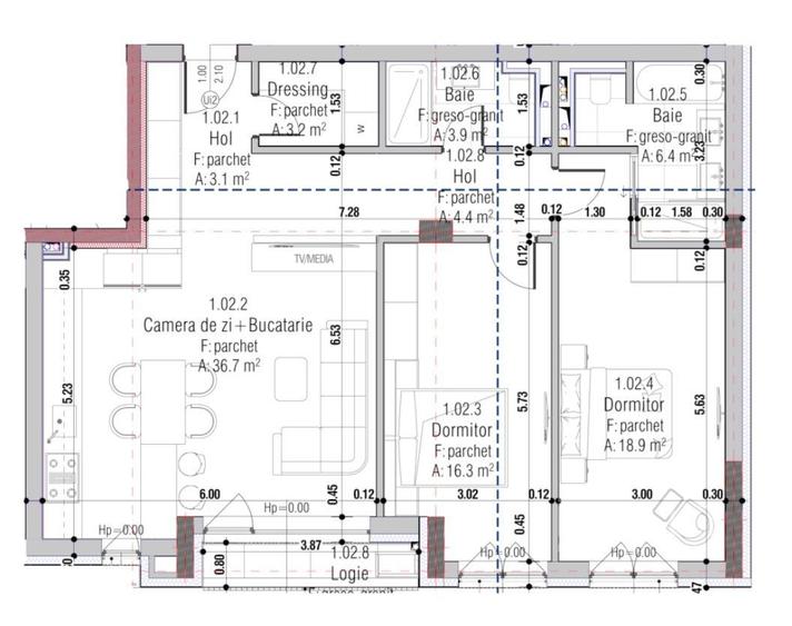Apartament 3 camere in imobil premium – Gheorgheni
