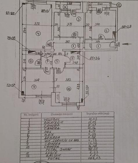 Apartament 4 camere -decomandat- Piata Unirii- Central