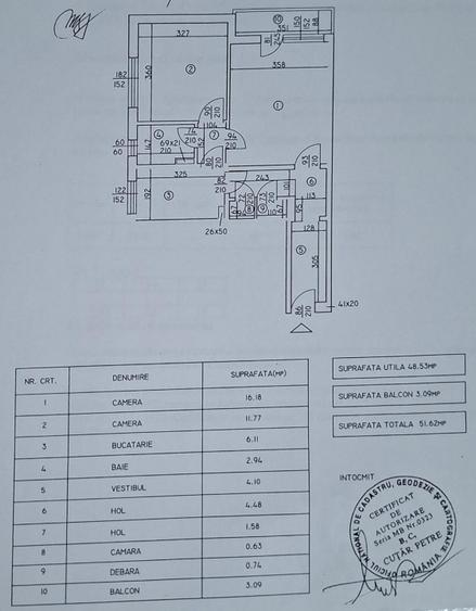 2 camere decomandate lângă Parcul Moghioroș | Renovat | Etaj 2/10