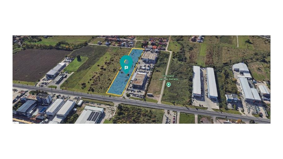 Teren 13.480 mp cu 2 căi de acces, Calea Lugojului