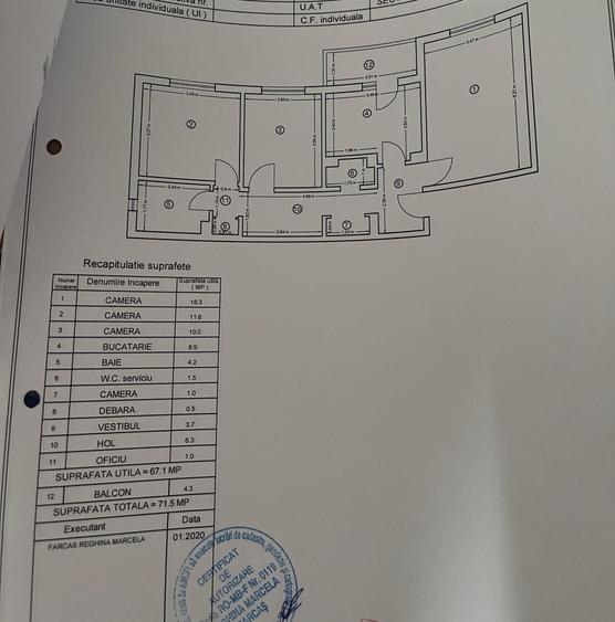 Apartament 3 camere Piața Rahova – Ispirescu, 72 mp, etaj 3/4