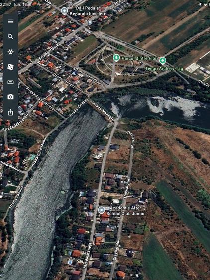 Teren intravilan Buftea 953mp cu utilitati, vedere la lac