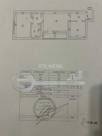 Apartament 2 camere, 56mp, baie cu geam, Tătărași - 5